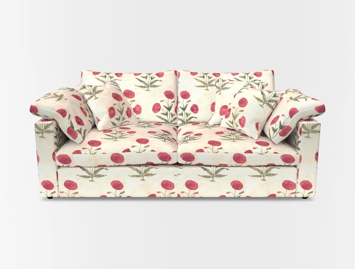 3 Seater Straight Arm Sofa