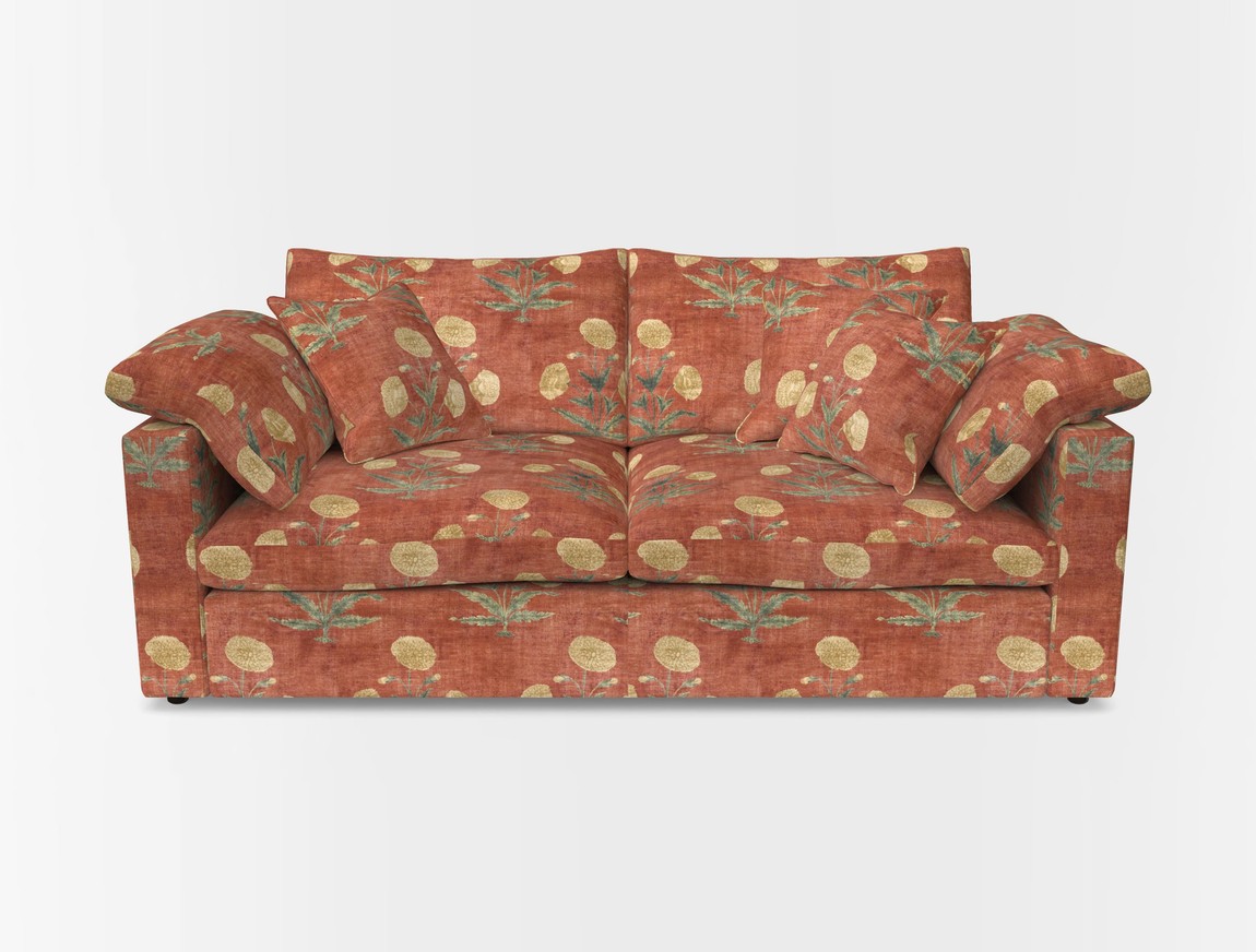 3 Seater Straight Arm Sofa