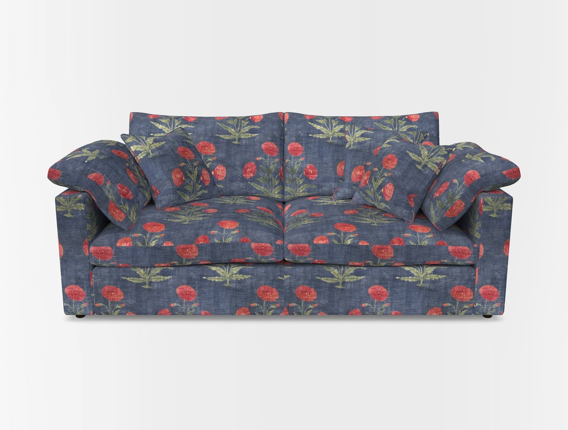 3 Seater Straight Arm Sofa