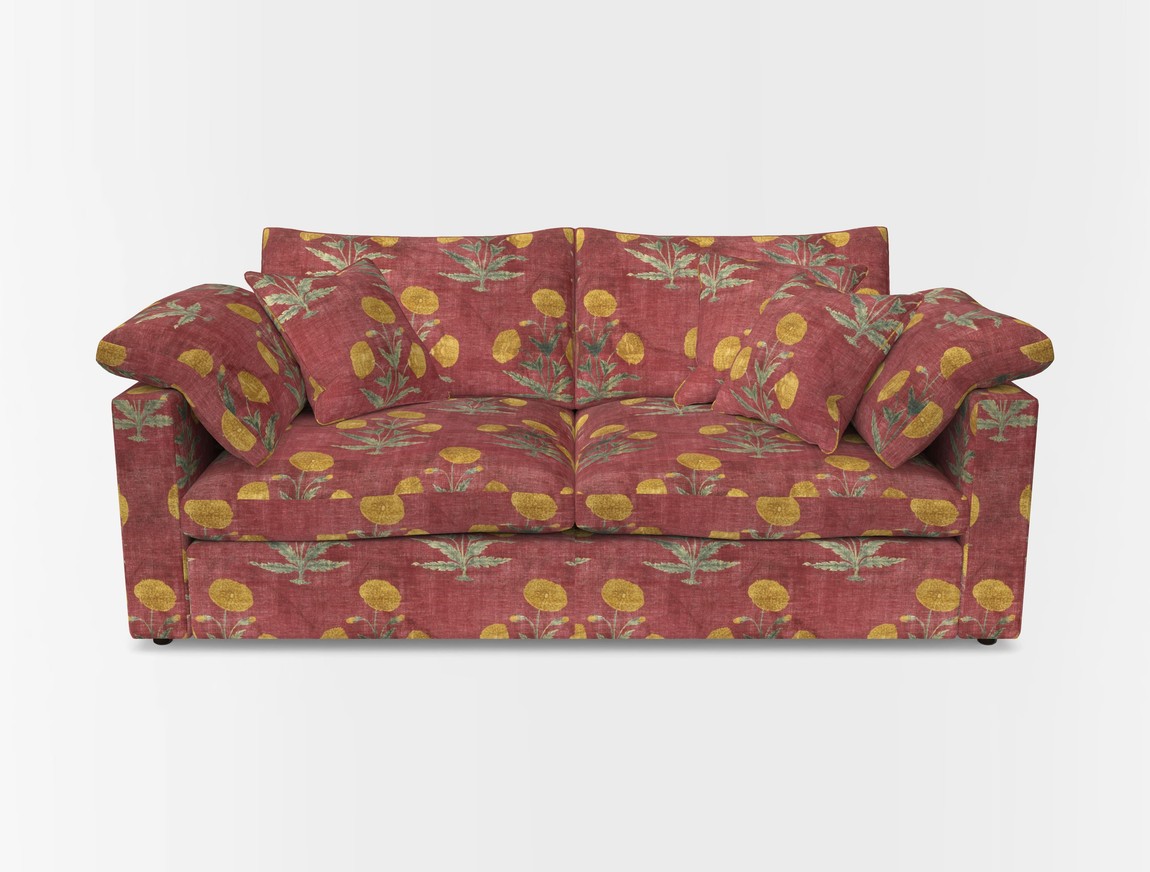 3 Seater Straight Arm Sofa