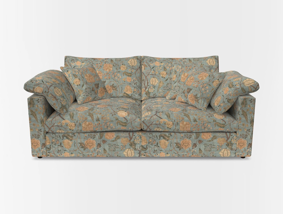 3 Seater Straight Arm Sofa