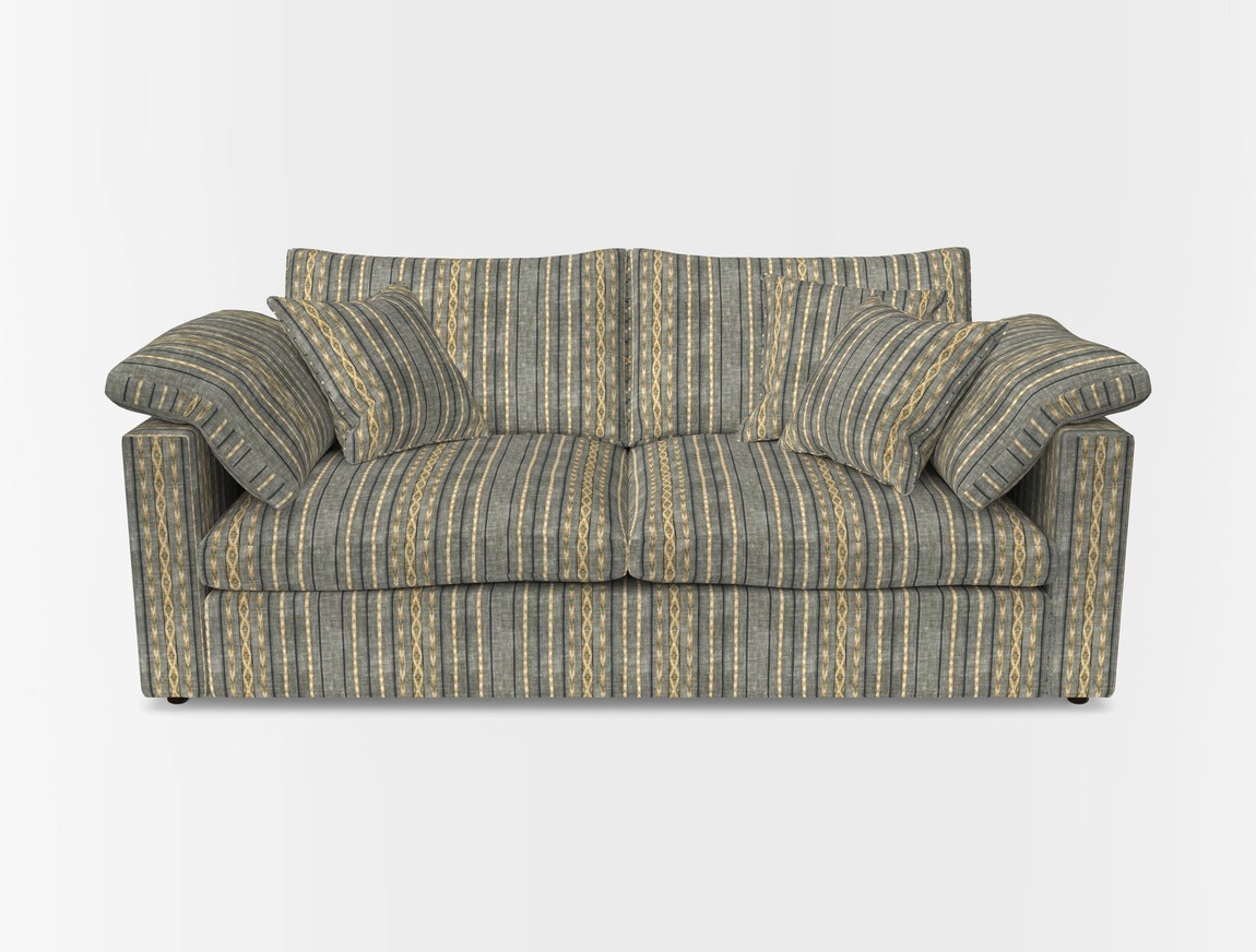 3 Seater Straight Arm Sofa