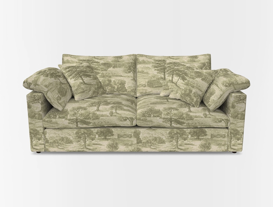3 Seater Straight Arm Sofa