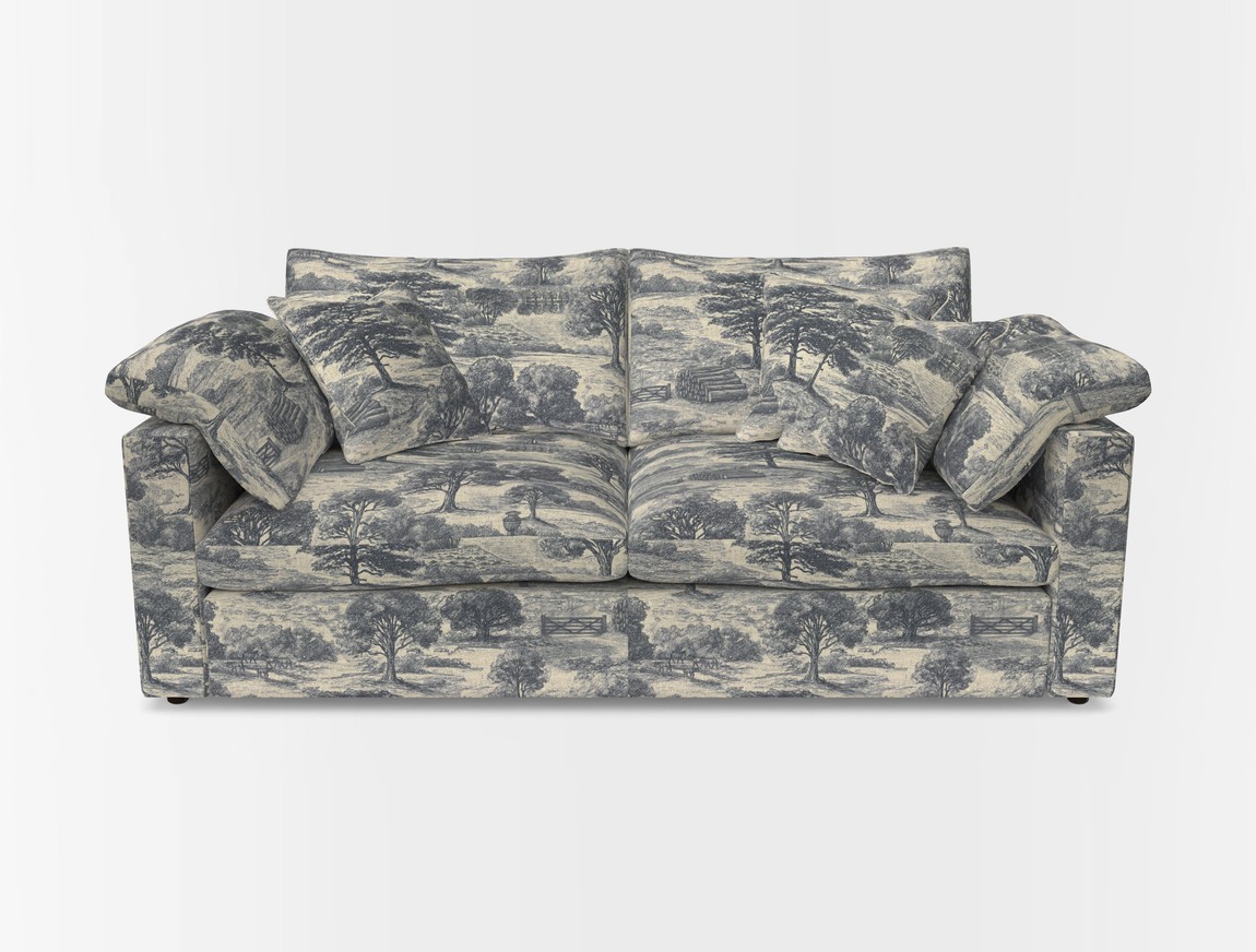 3 Seater Straight Arm Sofa