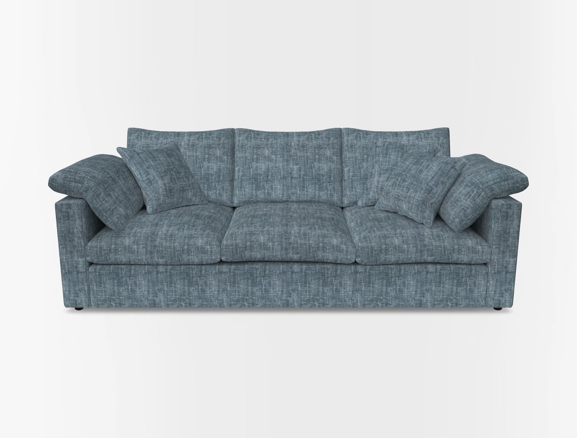 4 Seater Straight Arm Sofa
