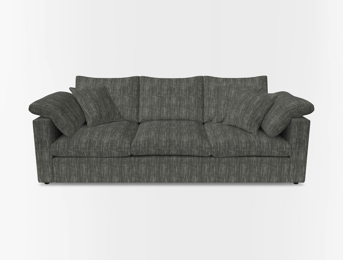 4 Seater Straight Arm Sofa