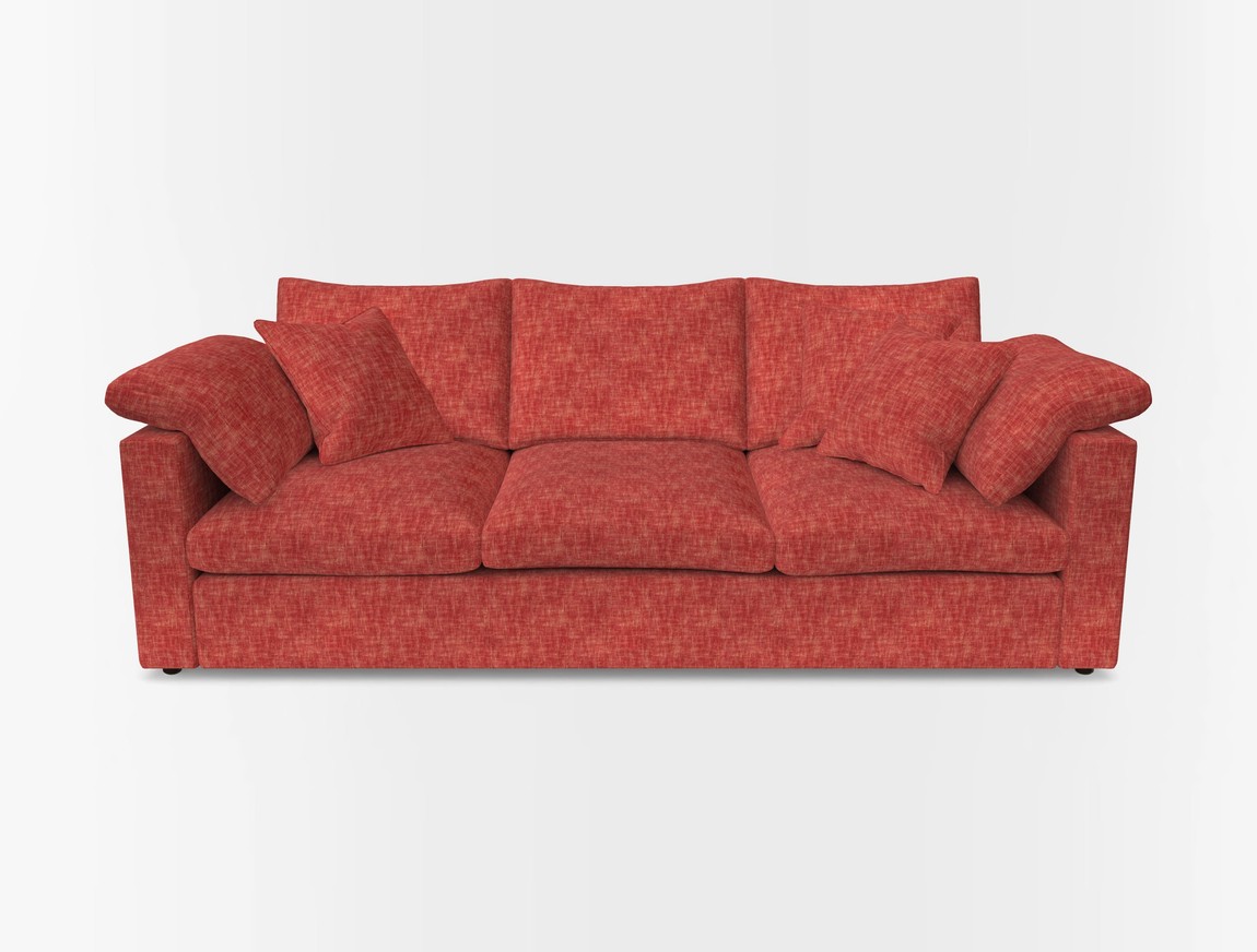 4 Seater Straight Arm Sofa