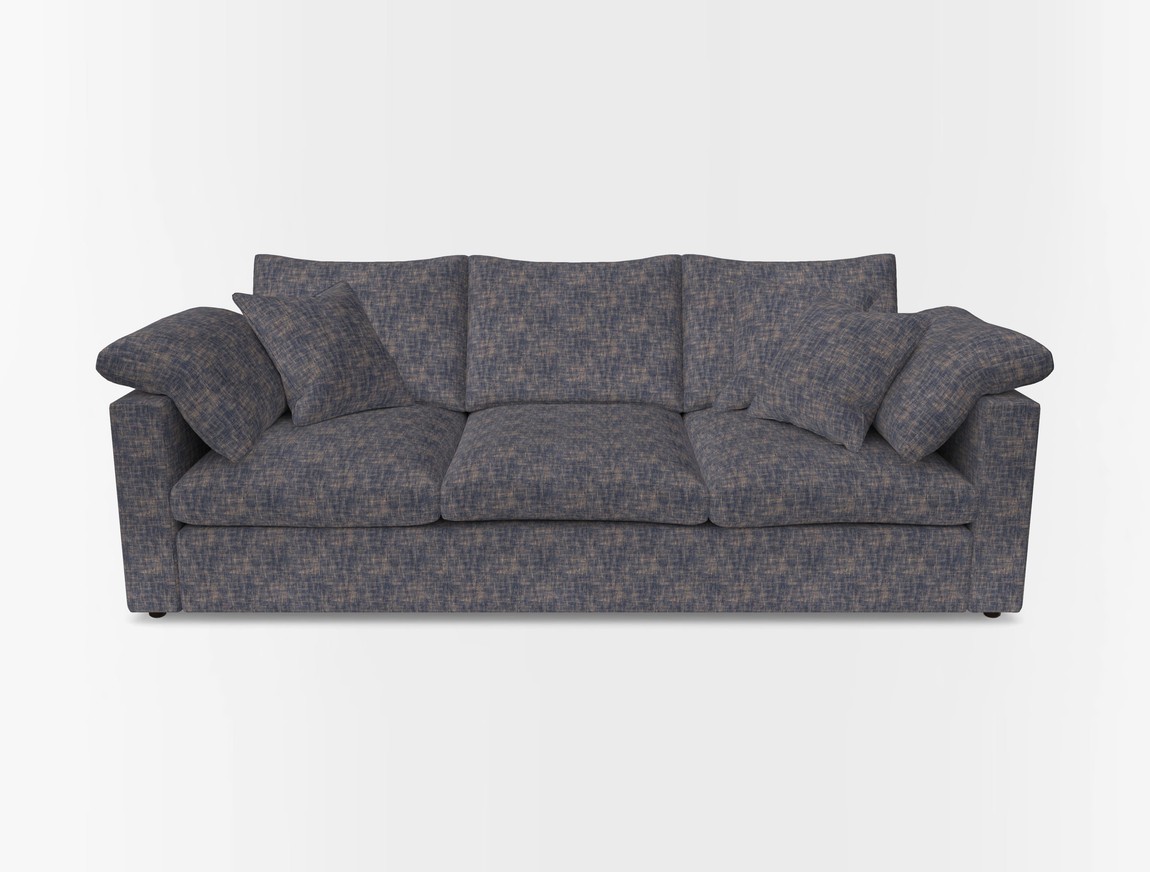 4 Seater Straight Arm Sofa