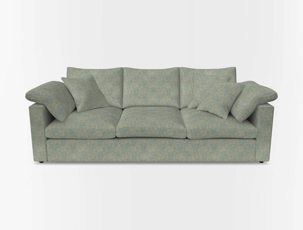 4 Seater Straight Arm Sofa