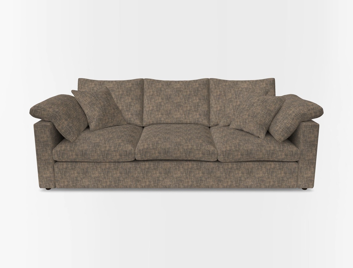 4 Seater Straight Arm Sofa