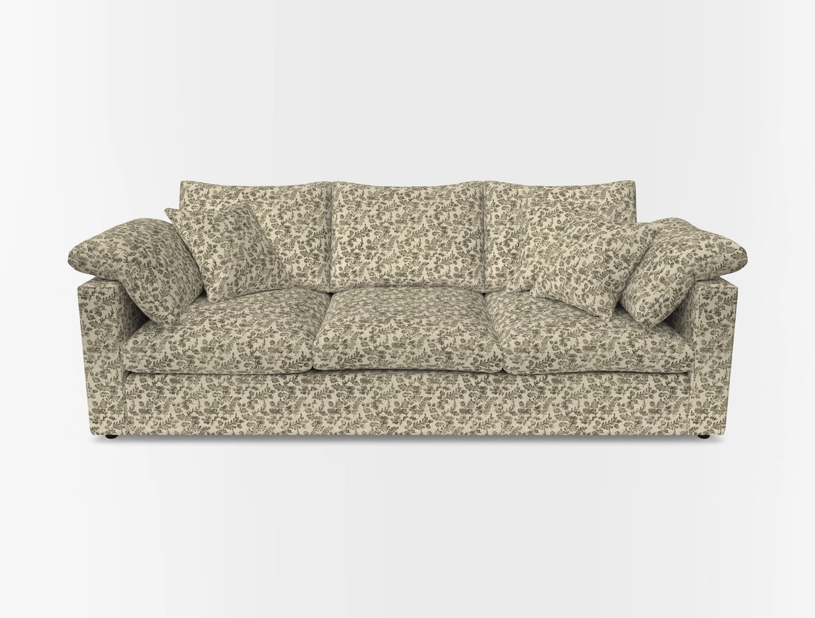 4 Seater Straight Arm Sofa