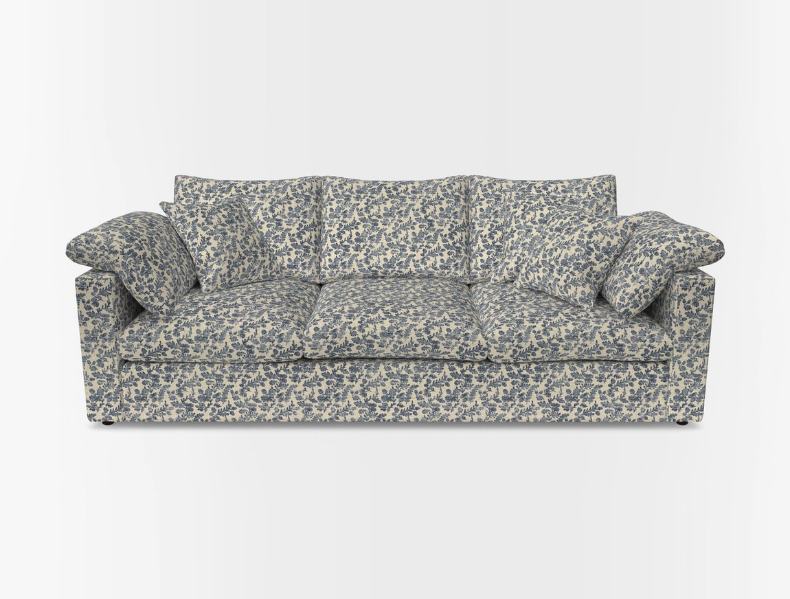 4 Seater Straight Arm Sofa