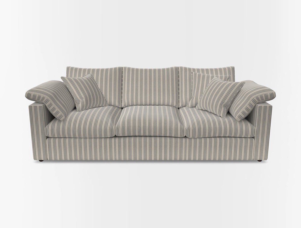 4 Seater Straight Arm Sofa