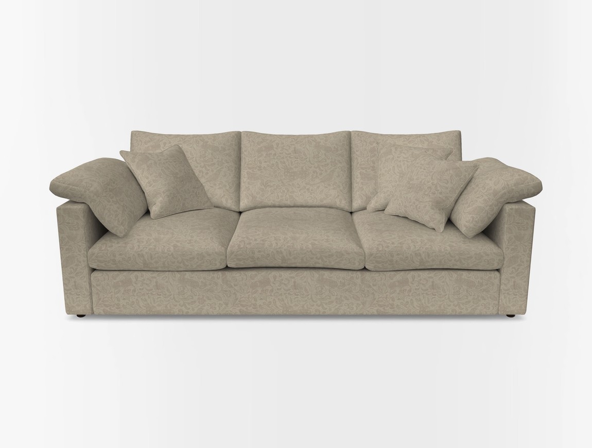 4 Seater Straight Arm Sofa