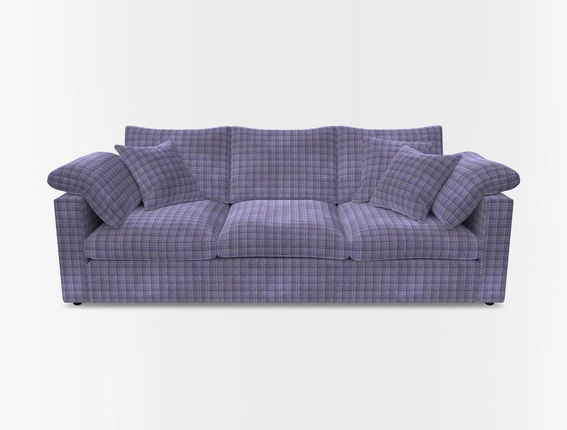 4 Seater Straight Arm Sofa