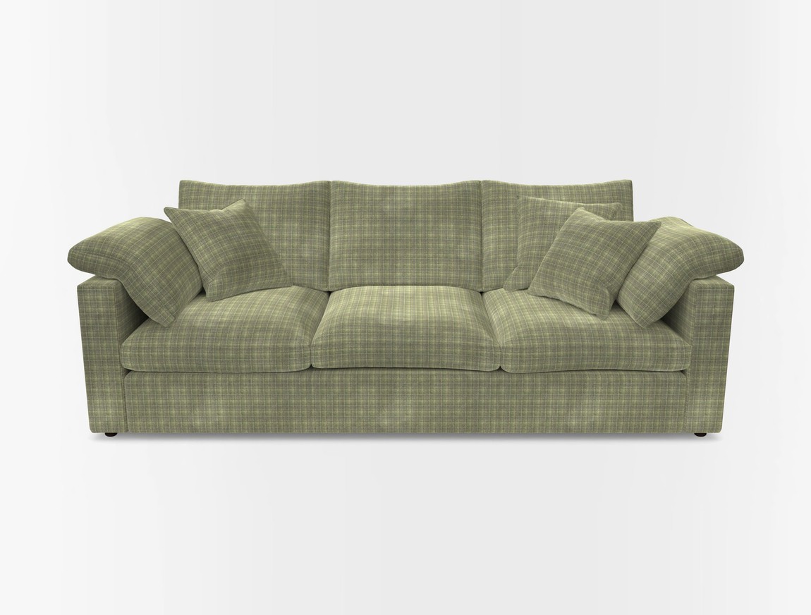 4 Seater Straight Arm Sofa
