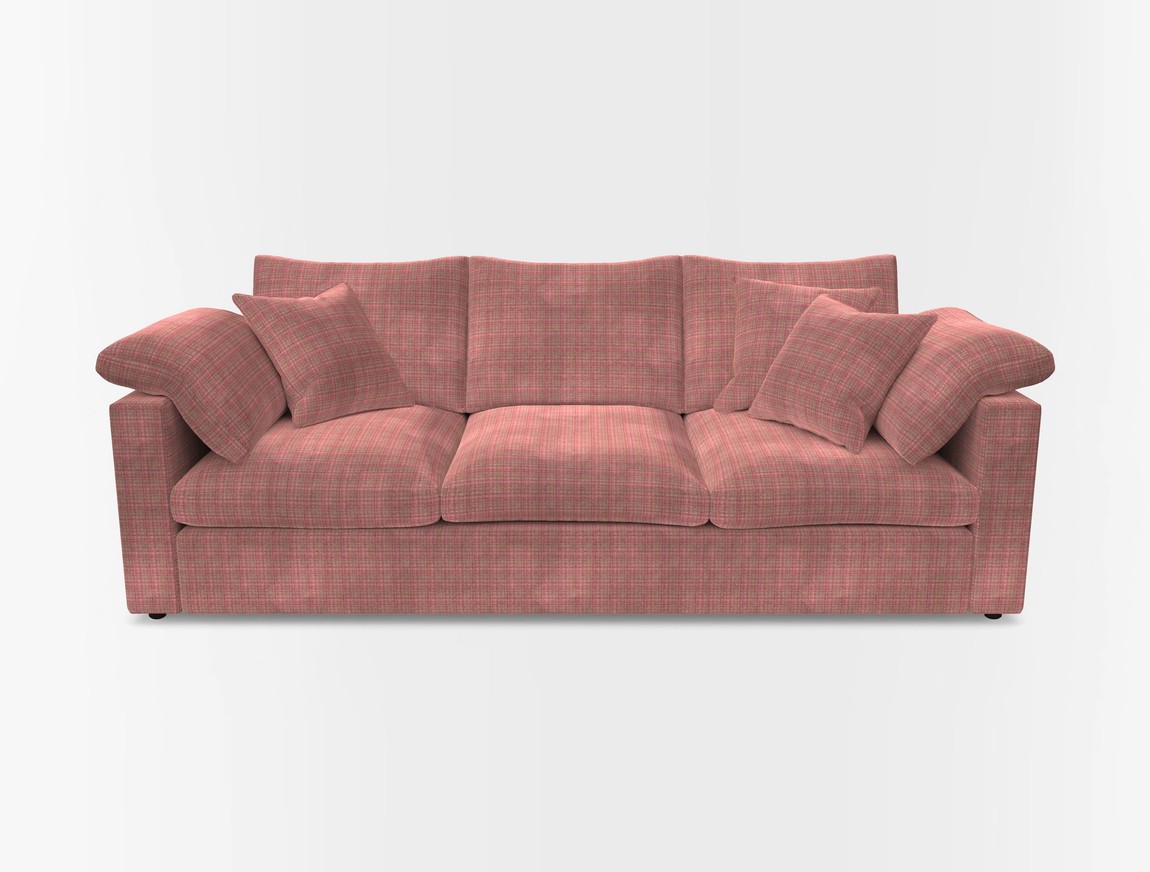 4 Seater Straight Arm Sofa