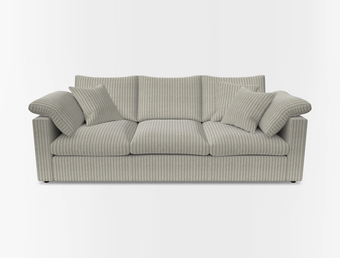 4 Seater Straight Arm Sofa
