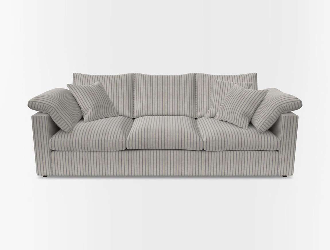 4 Seater Straight Arm Sofa