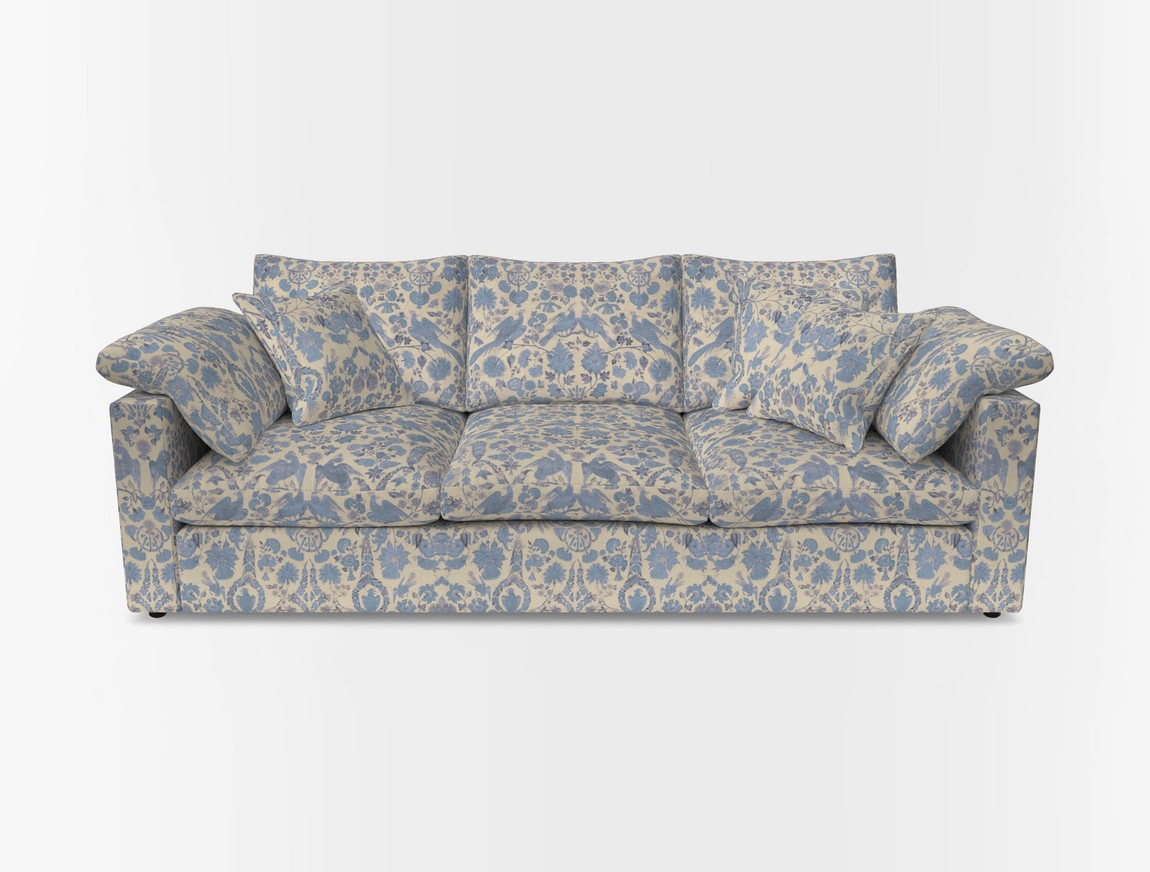 4 Seater Straight Arm Sofa