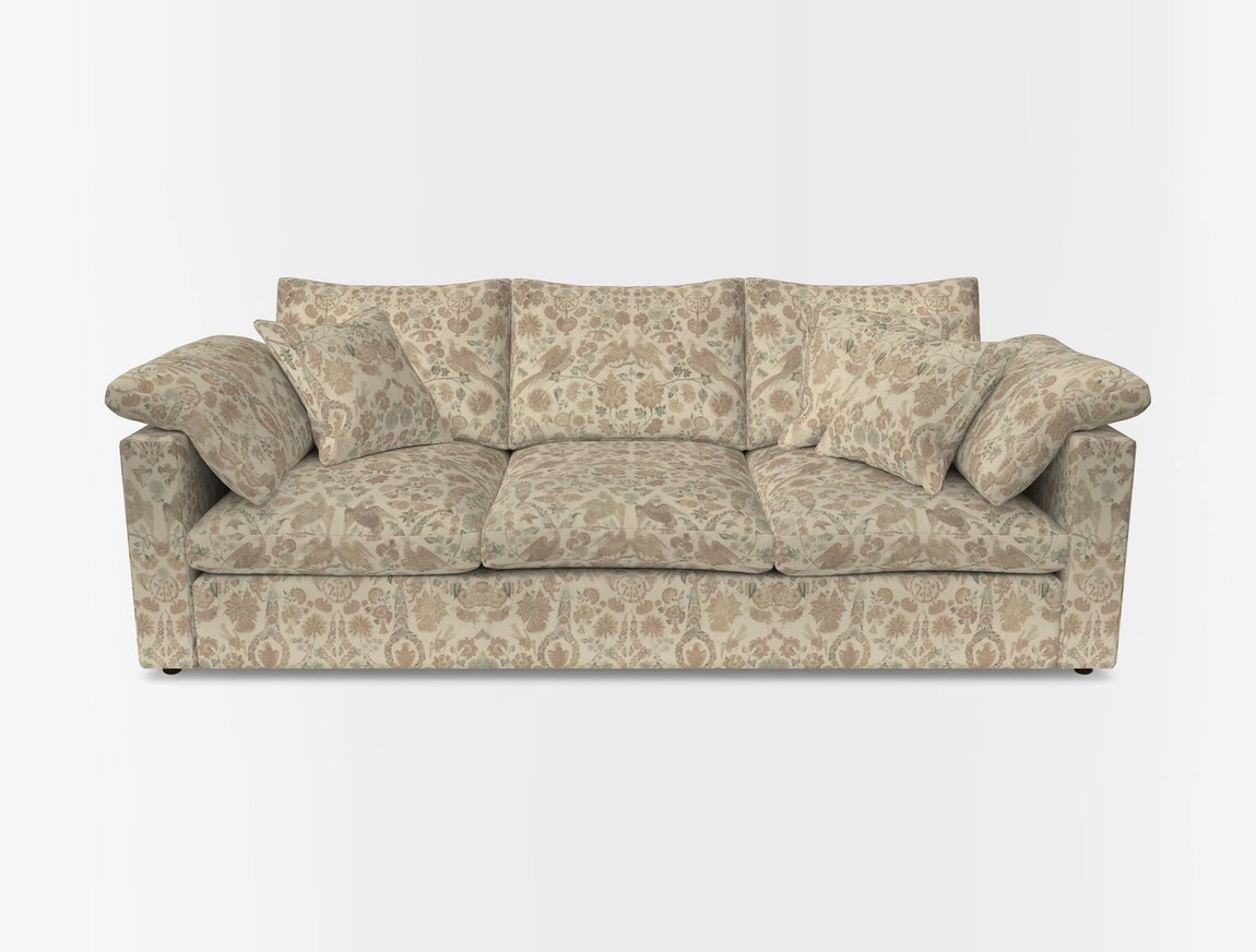 4 Seater Straight Arm Sofa
