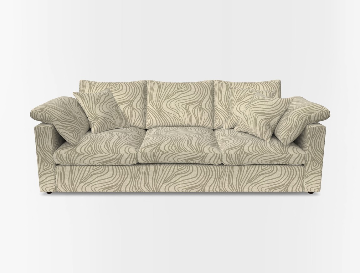 4 Seater Straight Arm Sofa