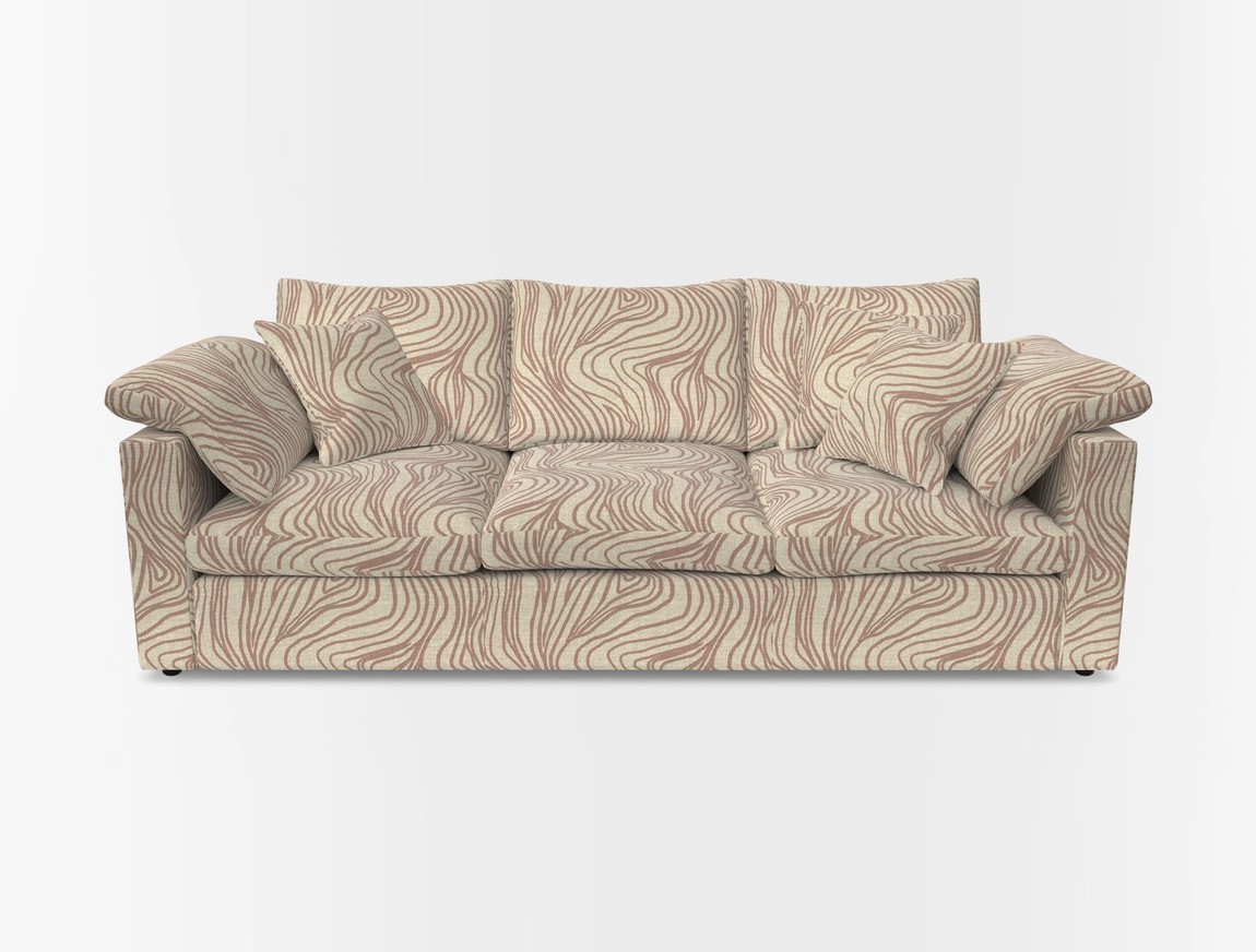4 Seater Straight Arm Sofa