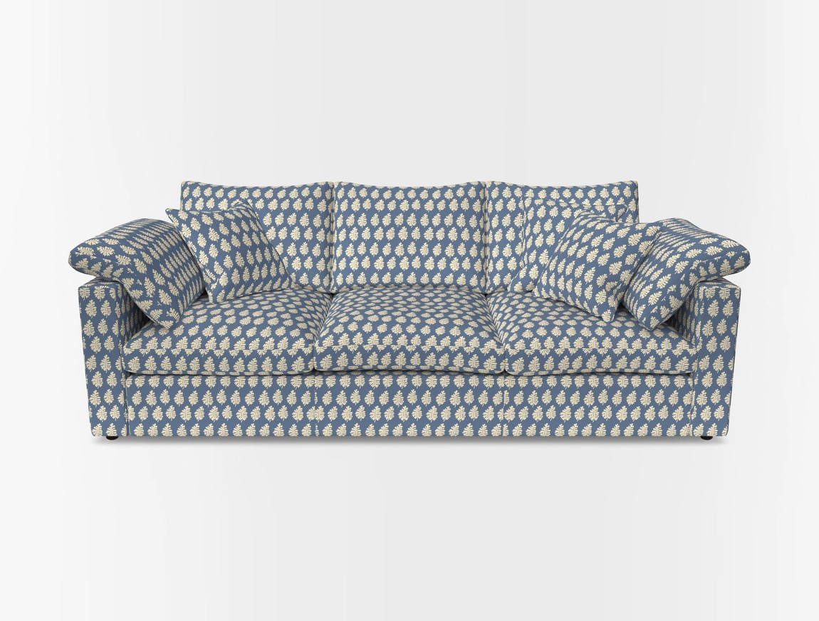 4 Seater Straight Arm Sofa