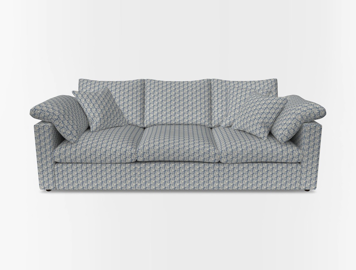 4 Seater Straight Arm Sofa