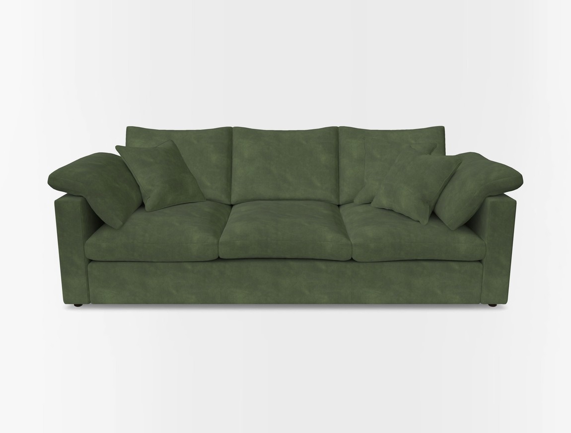 4 Seater Straight Arm Sofa