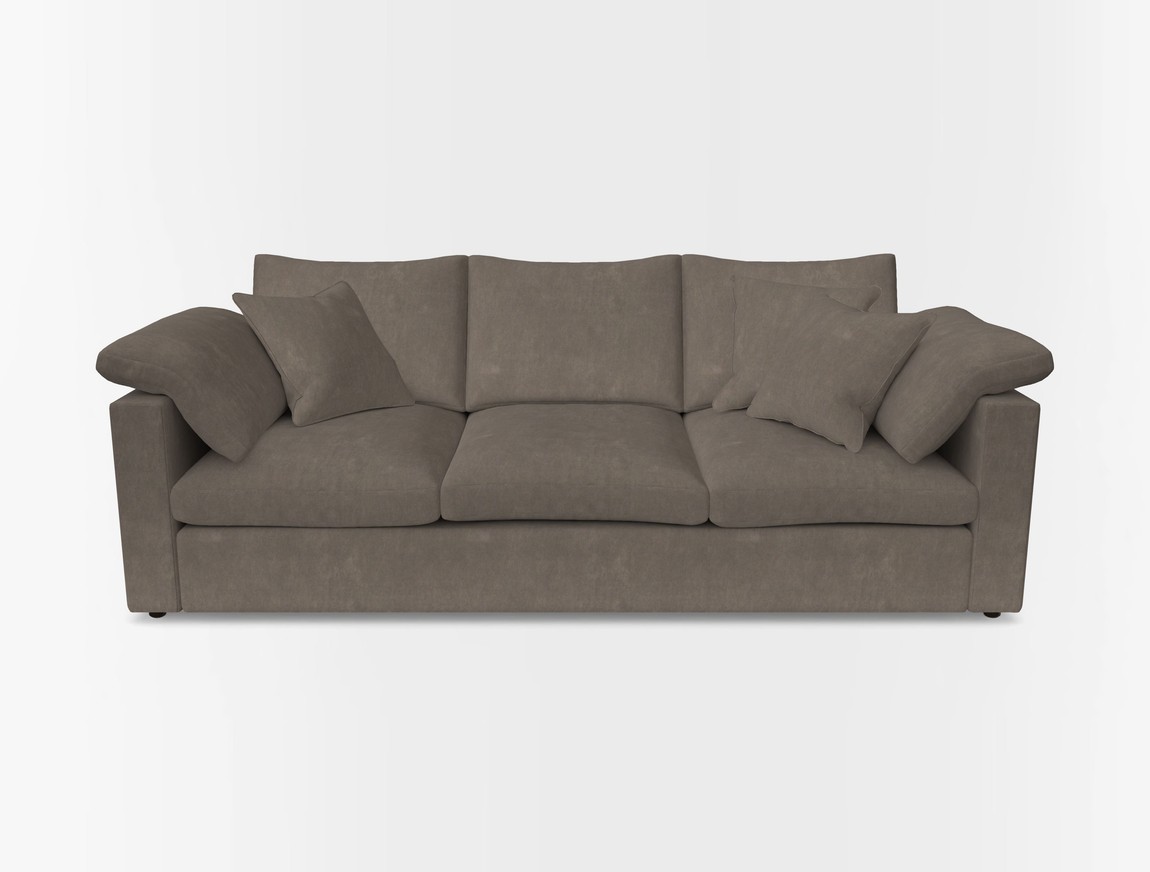 4 Seater Straight Arm Sofa