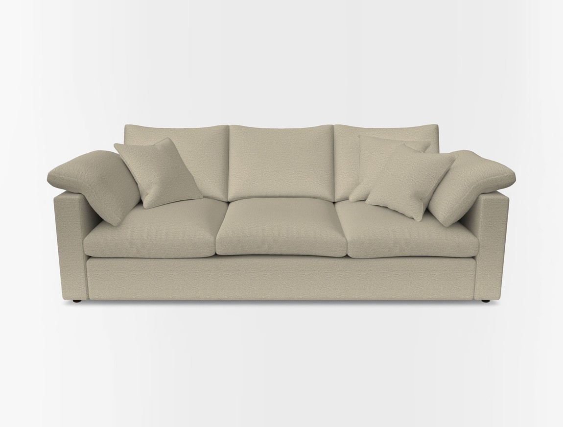 4 Seater Straight Arm Sofa