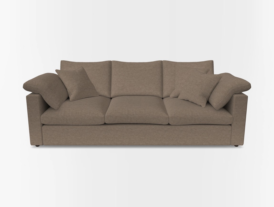 4 Seater Straight Arm Sofa