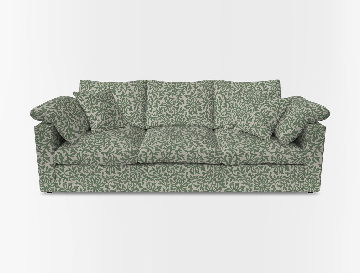 4 Seater Straight Arm Sofa