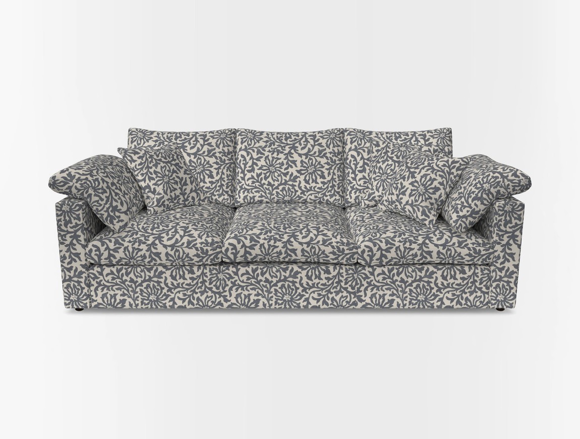 4 Seater Straight Arm Sofa
