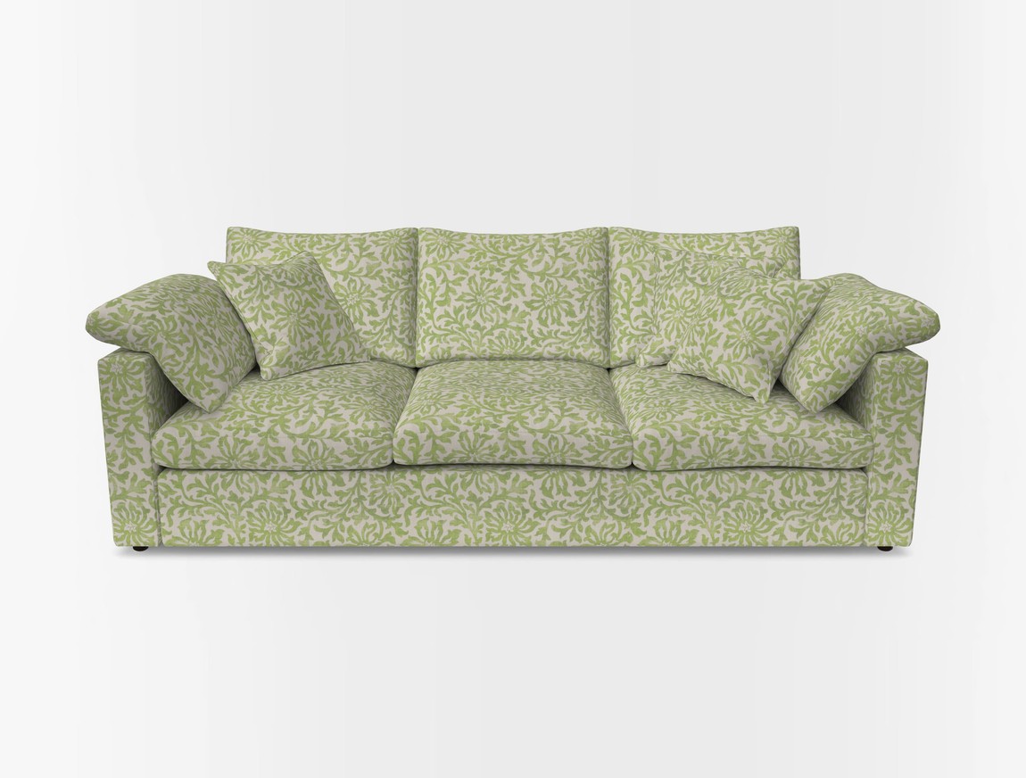 4 Seater Straight Arm Sofa