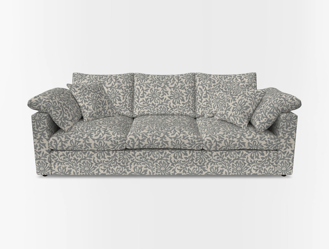 4 Seater Straight Arm Sofa