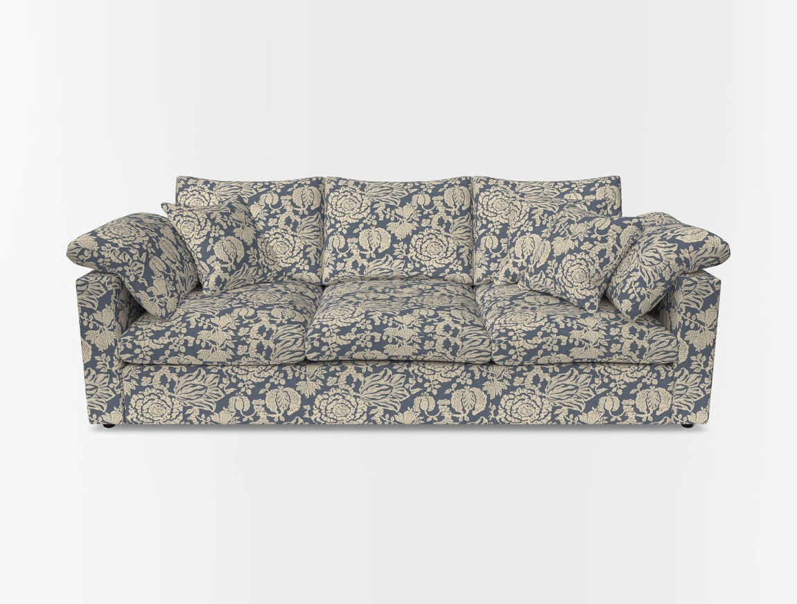 4 Seater Straight Arm Sofa