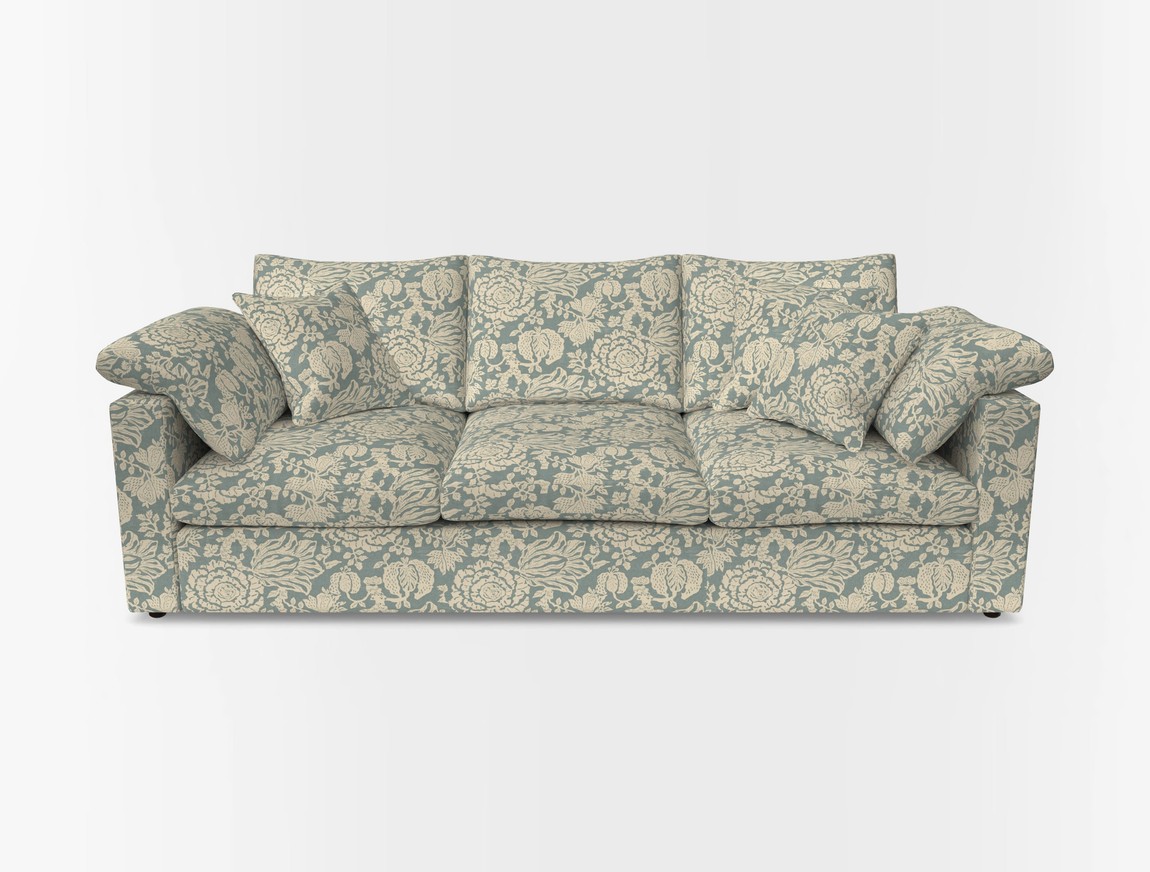4 Seater Straight Arm Sofa