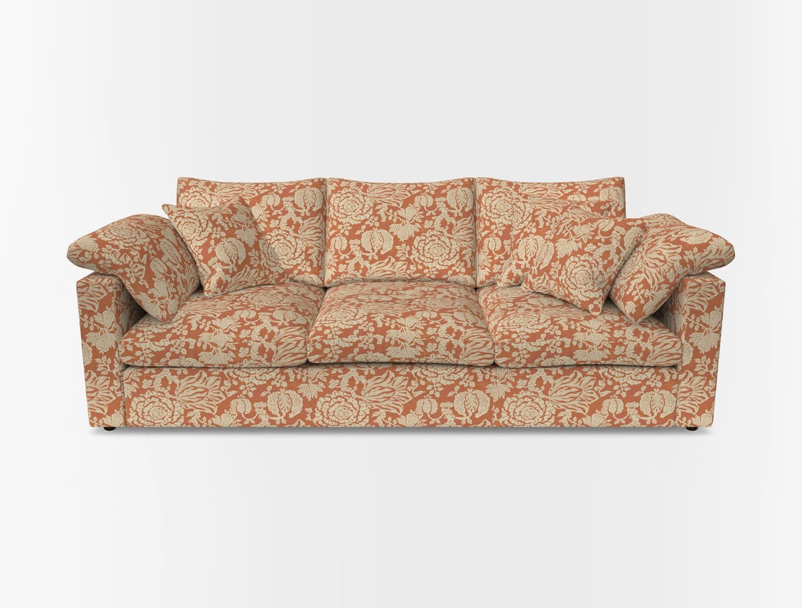 4 Seater Straight Arm Sofa