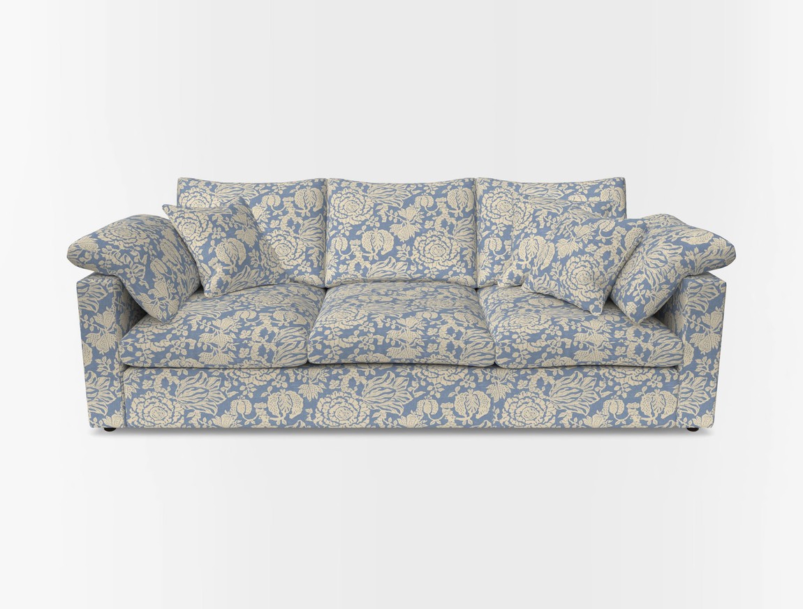 4 Seater Straight Arm Sofa