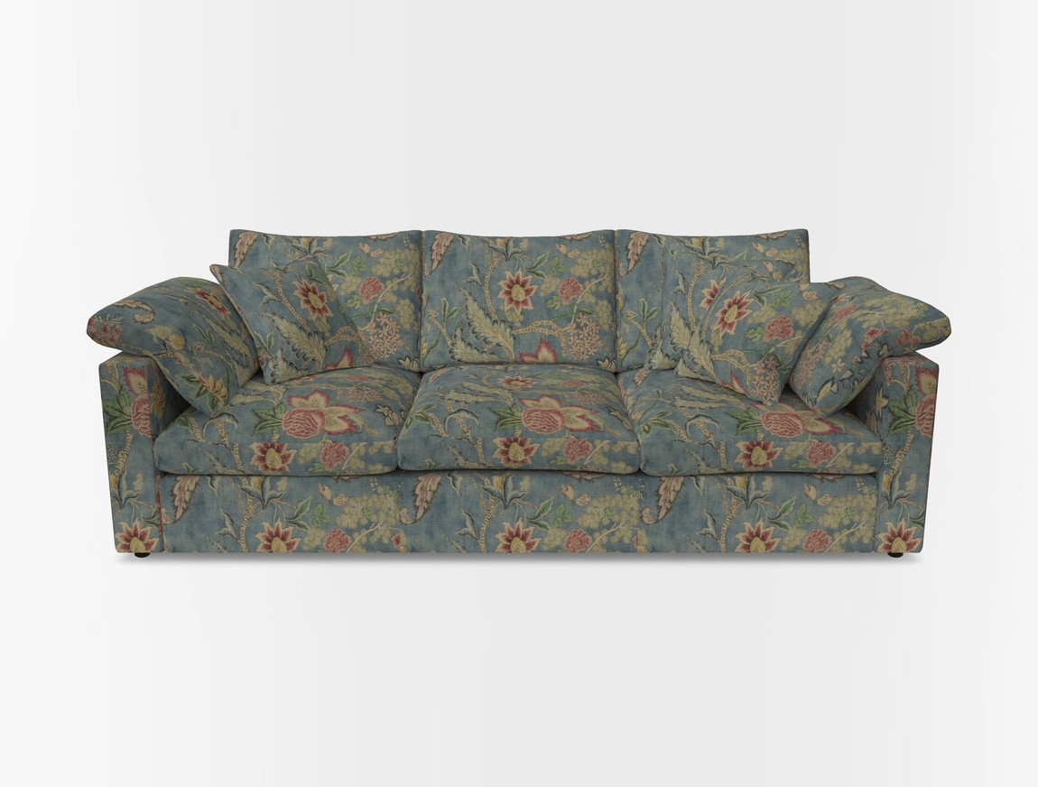 4 Seater Straight Arm Sofa