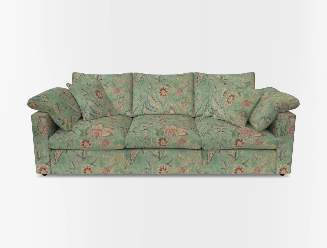 4 Seater Straight Arm Sofa