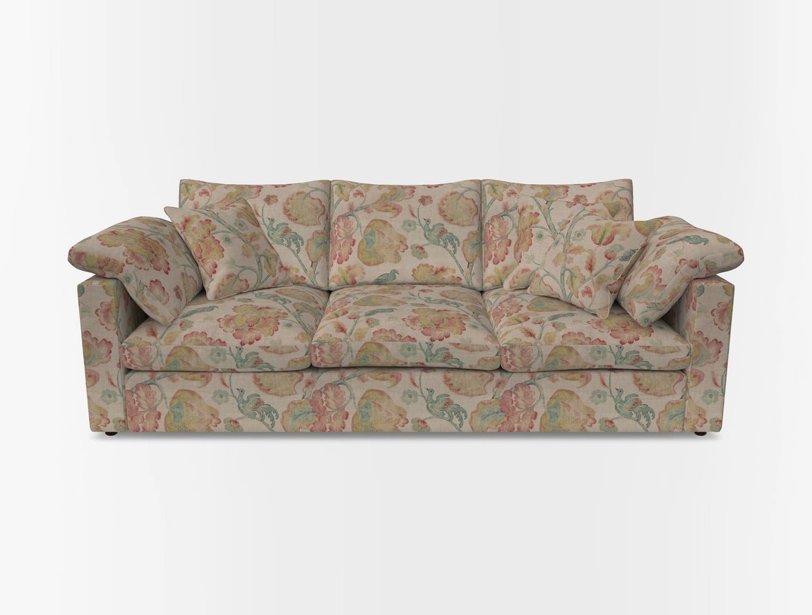 4 Seater Straight Arm Sofa