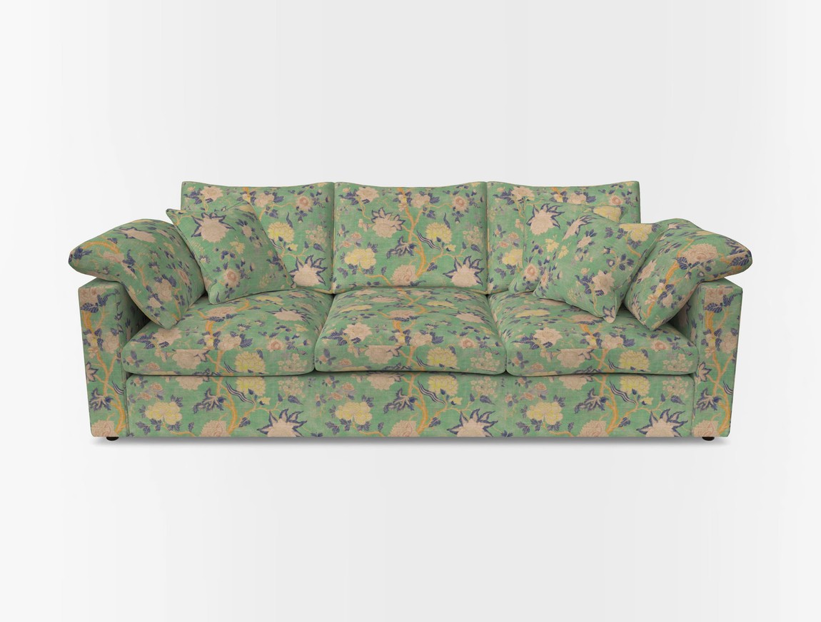 4 Seater Straight Arm Sofa