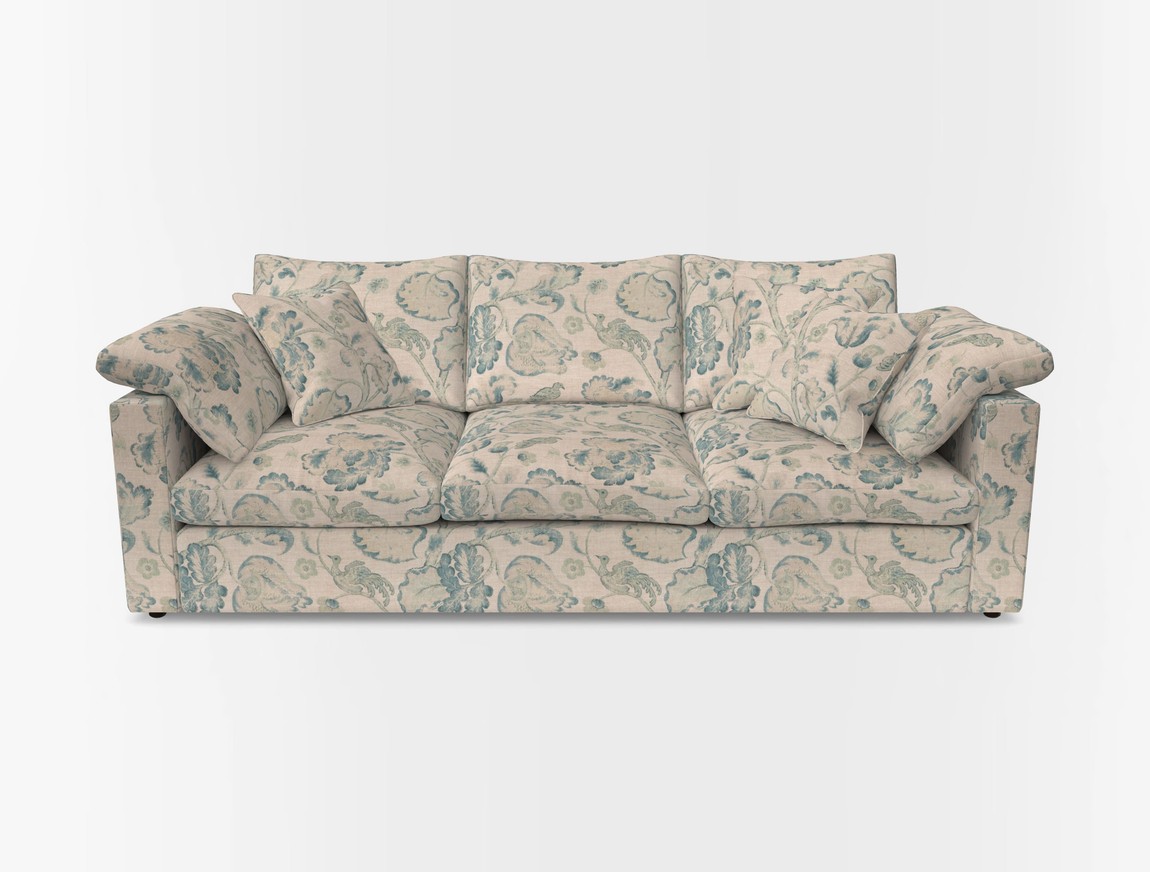 4 Seater Straight Arm Sofa