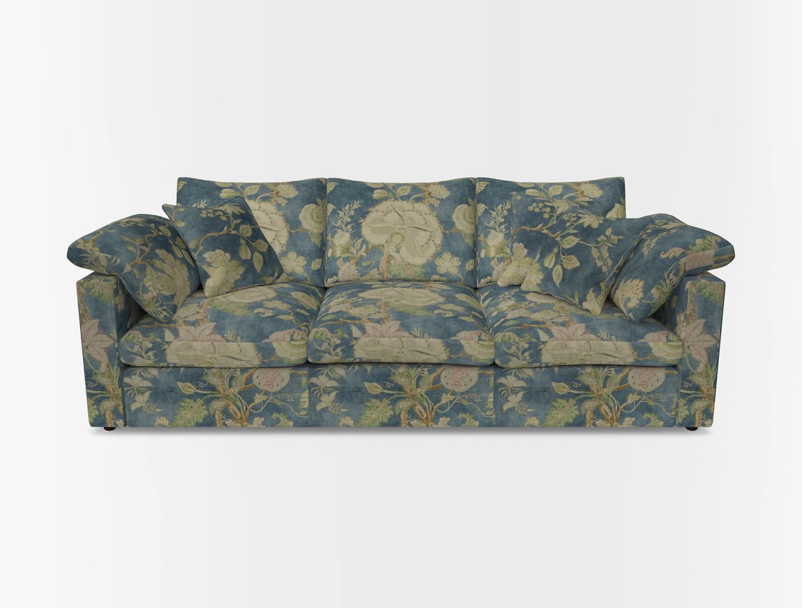 4 Seater Straight Arm Sofa
