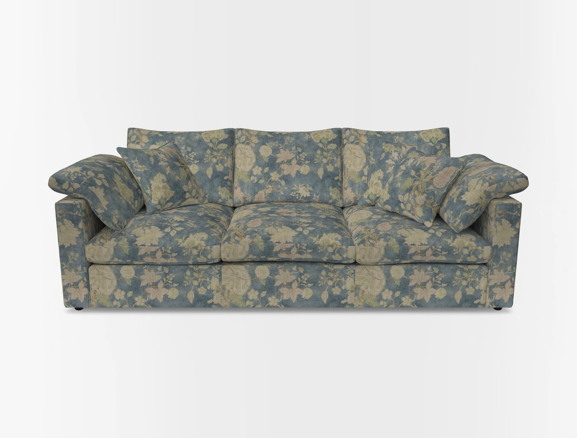 4 Seater Straight Arm Sofa