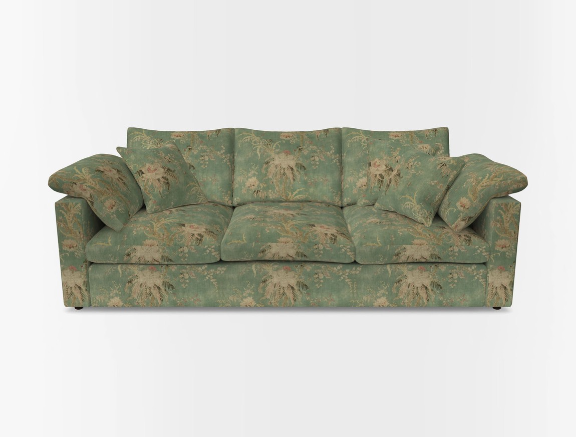 4 Seater Straight Arm Sofa