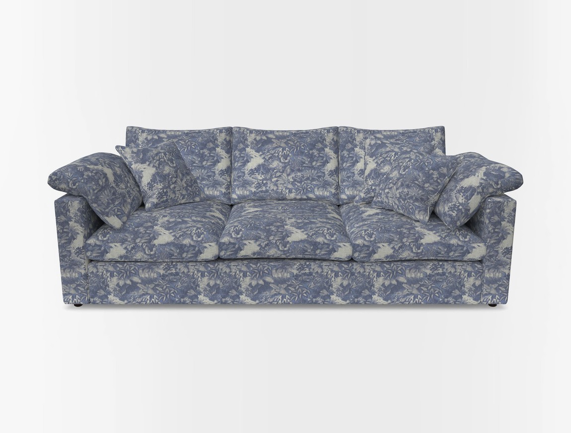 4 Seater Straight Arm Sofa